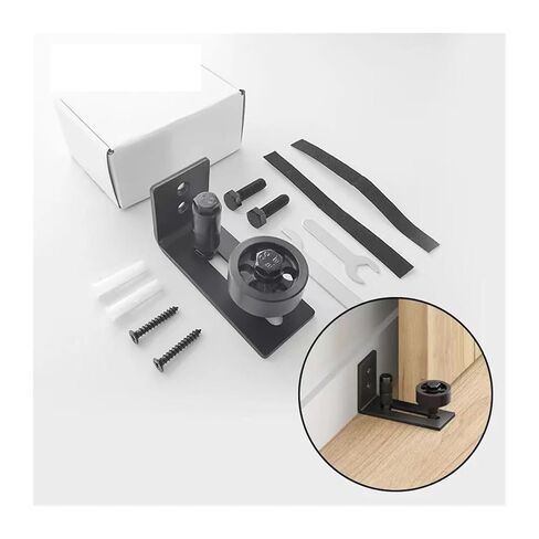 Sliding Door Slider Barn Door Floor Rail 8 in 1 Support Roller for Bottom Adjustable Roller Flush Design Door Hardware in Kuwait