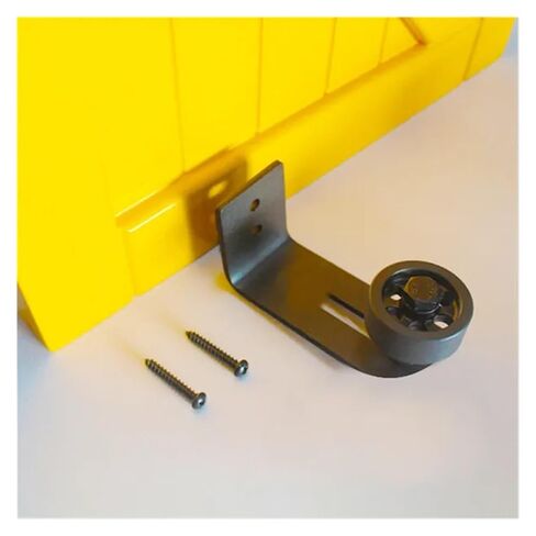 Adjustable Sliding Barn Door Hardware Wall Guide Bottom Floor Roller Guide with Screws Tools Kit in Kuwait