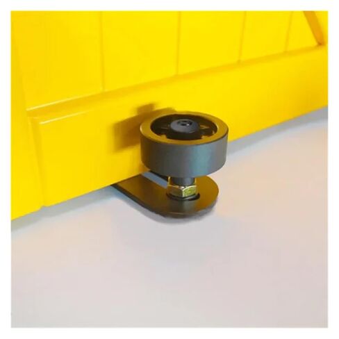 Adjustable Sliding Barn Door Hardware Wall Guide Bottom Floor Roller Guide with Screws Tools Kit in Kuwait