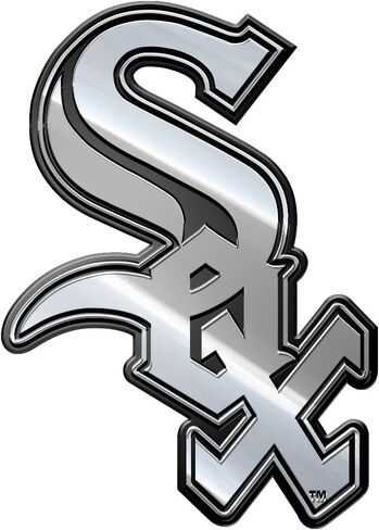 FANMATS MLB - Chicago White Sox Metal Emblem, Chrome, 3""" in Kuwait