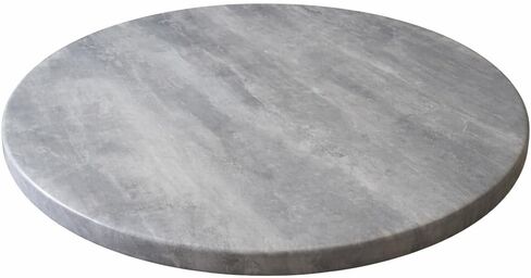 Round Indoor/Outdoor Table Top – Commercial Grade Surface, Durable & Water-Resistant, Multiple Sizes & Finishes (30" / 36") (Rustic Wood, 30 Inch) in Kuwait