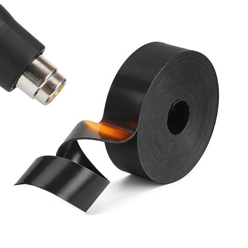 16.5FT Heat Shrink Tape, Electric Heat Tape Shrink Wrap Roll for Electrical Cables, Wires, Pipes, Adhesive Activates Upon Heating Melts and Seals in Kuwait