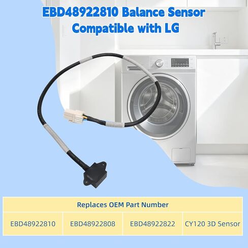 EBD48922810 Washing Machine Vibration Balance Sensor CY120 3D Switch Compatible with LG WM3555HWA WM1455HWA WV10 WV9 WV7 WV6 WV5 Series Washing Machine Sensor in Saudi Arabia