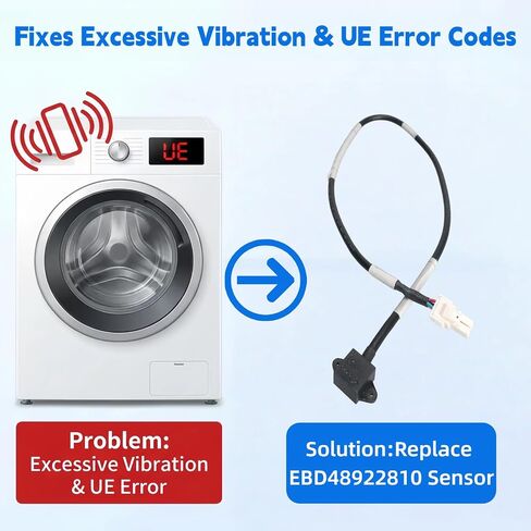 EBD48922810 Washing Machine Vibration Balance Sensor CY120 3D Switch Compatible with LG WM3555HWA WM1455HWA WV10 WV9 WV7 WV6 WV5 Series Washing Machine Sensor in Saudi Arabia