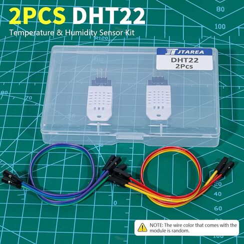 DHT22 Digital Temperature and Humidity Sensor AM2302 Sensors Module with Cable for Electronic Practice DIY Replace SHT11 SHT15 (Pack of 2pcs) in Kuwait