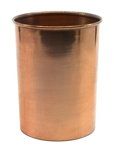 مقياس السعرات الحرارية النحاسي من EISCO، 4 بوصة × 2.75 بوصة - حافة ملفوفة وجوانب متوازية - لا يتضمن محركًا in Kuwait