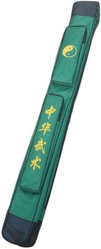 حقيبة حمل سيف Taichi - حقيبة سيف الكونغ فو الصيني، حافظة مزدوجة الطبقات، حقيبة أسلحة الفنون القتالية، حقيبة كتف، أخضر in Kuwait