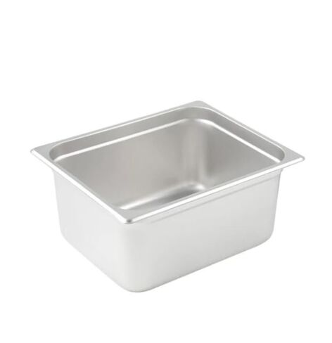 Half Size Stainless Steel Steam Table Pan, 6-Inch Deep - Professional 18/8 Stainless Steel Hotel Pan - High- Standard Weight in Kuwait