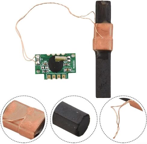 DCF77 Radio Clock Receiver Module with High-Sensitivity Antenna, 77.5kHz Time Signal Decoder for Microcontroller Projects in Kuwait