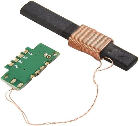 DCF77 Radio Clock Receiver Module with High-Sensitivity Antenna, 77.5kHz Time Signal Decoder for Microcontroller Projects in Kuwait