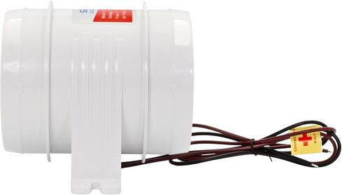 SEAFLO in-Line Marine Bilge Air Blowers- 12V, 3 or 4", 130-270 CFM Ultra-Quiet Operation 4 or 3 Inch for Yacht/Sailboat/Boat- ISO 8846, CE & RoHs Certified - 4-Year Warranty in Kuwait