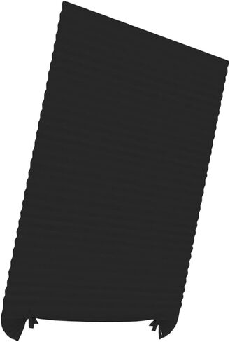 No Drill Stick on for DIY Cut to Size for Living Room Breathable Non Woven Privacy Protection, Black 90x180cm in Kuwait