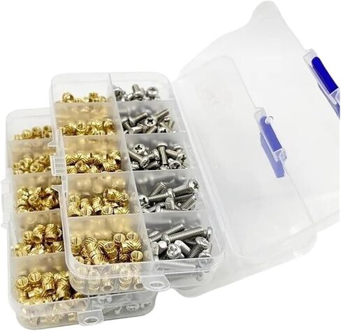 Brass Heat Threaded Insert Nut and Stainless Steel Screw Set(M5a 120pcs 1set) in Saudi Arabia