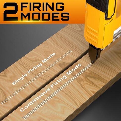 18 Gauge Brad Nailer Cordless for DEWALT 20V Battery (No Battery), 2 in 1 Electric Nail Gun/Staple Gun Battery Powered with 2000 Nails for Wood, Drive up to 1-1/4 in Nails & Crown 7/8 in Staples in Saudi Arabia