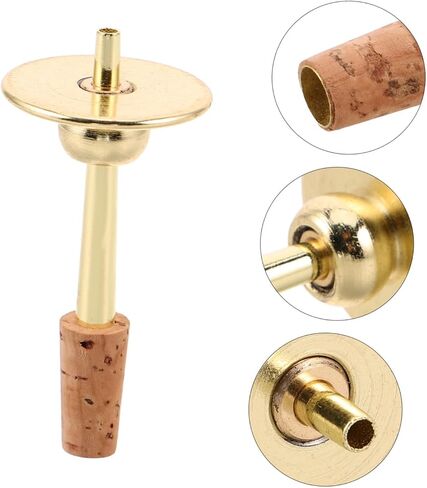 STOBAZA Adjustable Suona Core Mouthpiece for B Flat Trumpet Repair Part Made of Stainless Steel and Wood, Improves Air Flow for Suona Maintenance and Music Education in Kuwait