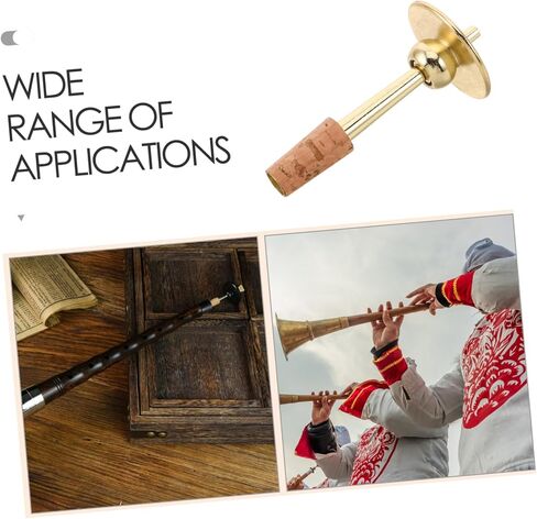 Adjustable B-flat Suona Mouthpiece for Precision Tuning with Stainless Steel and Wood Materials, for Suona Maintenance and Stage Performance by Professionals and Learners in Kuwait