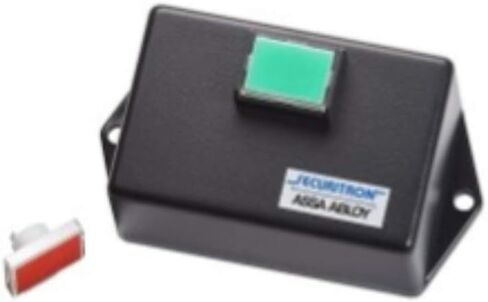 عدسة SECURITRON PB3ER باللون الأخضر/الأحمر، زر ضغط لحظي عن بعد، مثبت على السطح in Kuwait