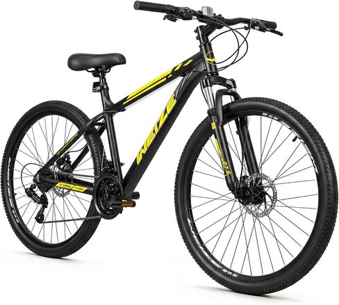 دراجة جبلية WEIZE للبالغين MTB 26 27.5 بوصة 21 سرعة قرص فرامل خلفي، إطار ألومنيوم خفيف الوزن للرجال والنساء، سرج مريح لركوب الدراجات في الهواء الطلق in Saudi Arabia