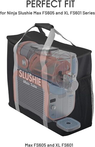 Tiga Carrying Bag for Ninja Slushie Max FS605 and XL FS601 Series, Travel Cover for Ninja Slushi Machine, Hand Carry Tote Storage Bag for FS605 and FS601 Accessories in Kuwait