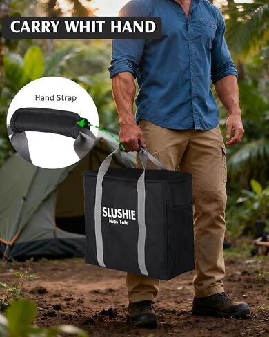 Tiga Carrying Bag for Ninja Slushie Max FS605 and XL FS601 Series, Travel Cover for Ninja Slushi Machine, Hand Carry Tote Storage Bag for FS605 and FS601 Accessories in Kuwait