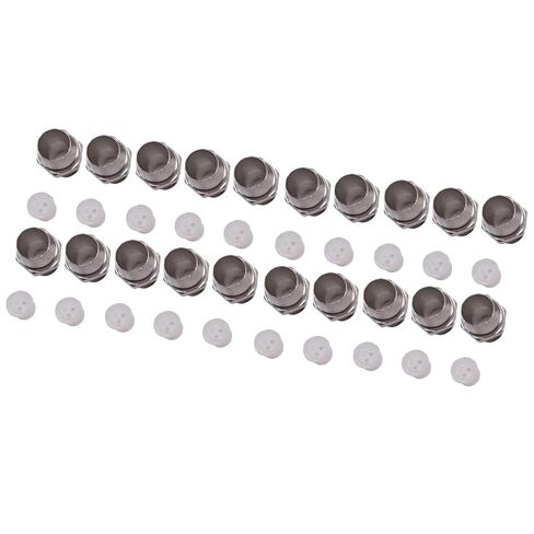 50pcs 5mm Chrome Metal LED Bezel Holder Panel Display in Saudi Arabia