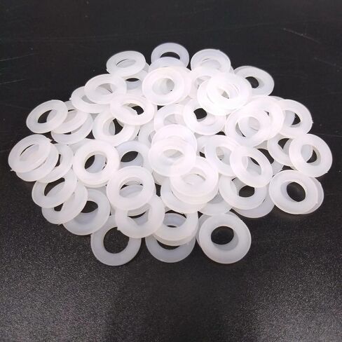 1000pcs M5 White Nylon Flat Washers in Saudi Arabia