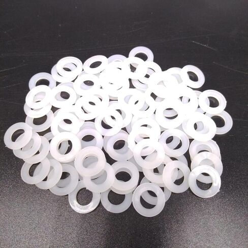 1000pcs M5 White Nylon Flat Washers in Saudi Arabia