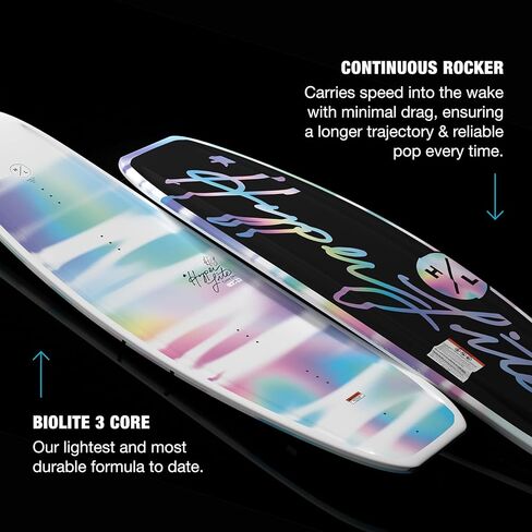 حزمة لوح التزلج للأطفال Hyperlite Divine Jr مع روابط Jinx - لوح إيقاظ مستمر بطول 119 سم للراكبين المبتدئين والمتوسطين in Kuwait