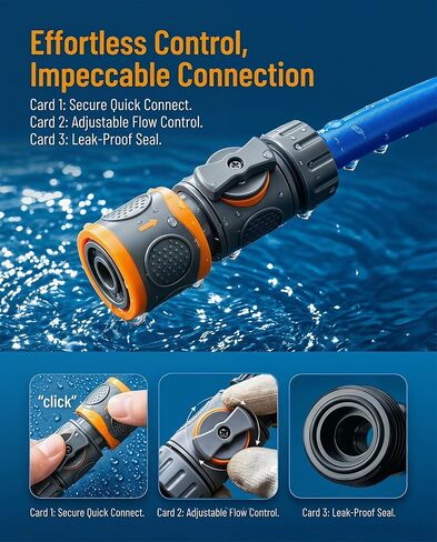من أجل Yamaha Quick Connect Flush Kit للوحات الخارجية ذات 4 أشواط 8-425hp وWaveRunner/Jet Ski محول تدفق سريع التحرير العالمي لخرطوم الحديقة، سهل تنظيف المحرك بالملح والرمل، بدون بدء تشغيل المحرك in Kuwait
