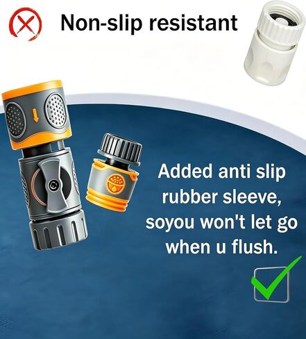 من أجل Yamaha Quick Connect Flush Kit للوحات الخارجية ذات 4 أشواط 8-425hp وWaveRunner/Jet Ski محول تدفق سريع التحرير العالمي لخرطوم الحديقة، سهل تنظيف المحرك بالملح والرمل، بدون بدء تشغيل المحرك in Kuwait