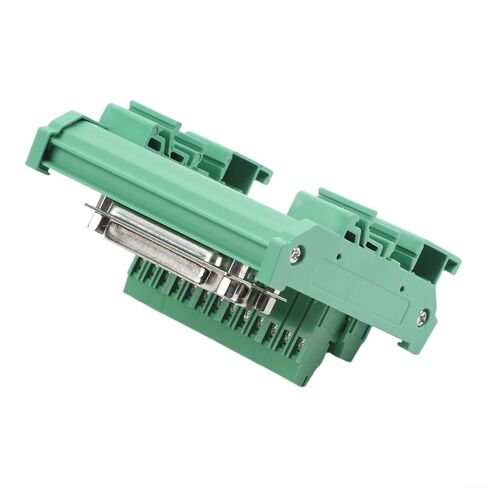 DB25 Male to Female DIN Rail Terminal Block, D-Sub 25-Pin Board with Screw Terminals, FR-4 PCB Wiring, 0.7A in Kuwait