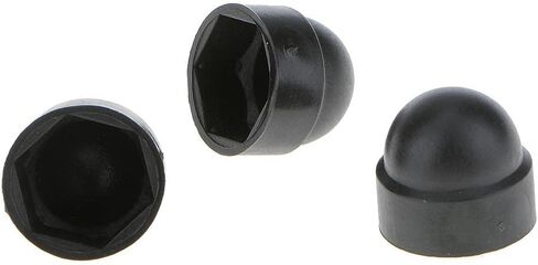 10 Pieces Dome Nut Heavy Duty Nylon Hexagonal Protection Cover Weather Resistant Tamper Suitable for Equipment Assembly Garage in Saudi Arabia