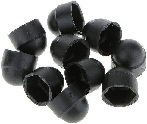 10 Pieces Dome Nut Hexagonal Nylon Protection Cover Weatherproof Anti Tampering Suitable for Factory Machinery Maintenance Work in Saudi Arabia