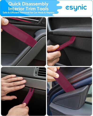 eSynic 3-Pack Durable Air Wedge Bags Kit - 440LB/200KG Heavy Duty Air Bags for Lifting Tool Capacity with Anti-Slip Surface- Includes 4 Durable Wedges for Door/Window/Furniture Installation in Kuwait