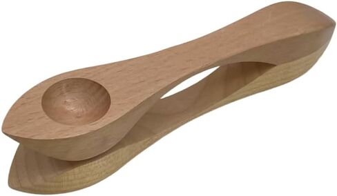 Xaila Handmade Wooden Musical Spoons – 9 Inch Traditional Percussion Instrument with Authentic Folk Sound, Irish Celtic Rhythm Sticks | Unique Gift for Music Lovers, Beginners in Kuwait