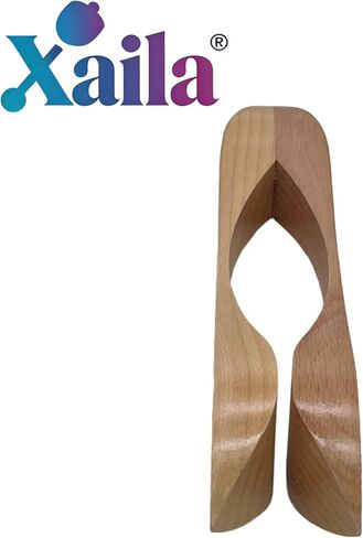Xaila Handmade Wooden Musical Spoons – 9 Inch Traditional Percussion Instrument with Authentic Folk Sound, Irish Celtic Rhythm Sticks | Unique Gift for Music Lovers, Beginners in Kuwait