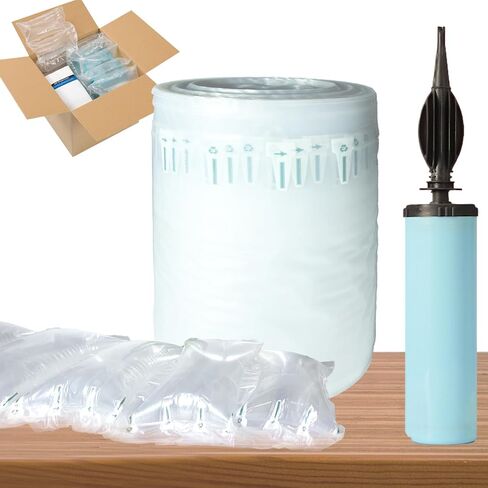 Packing Air pillows for Shipping With Pump 500 Count, 3.54"x7.87" Packaging Air Bags Box Filler, Purse Stuffing to Keep Shape, Business Packing Materials for Moving, Alternative to Packing Peanuts in Kuwait
