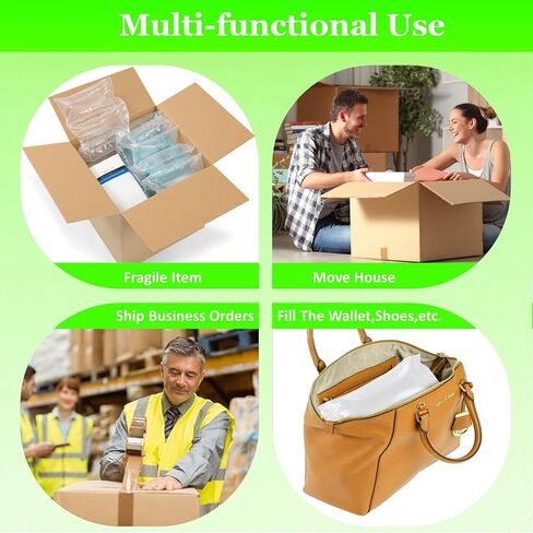Packing Air pillows for Shipping With Pump 500 Count, 3.54"x7.87" Packaging Air Bags Box Filler, Purse Stuffing to Keep Shape, Business Packing Materials for Moving, Alternative to Packing Peanuts in Kuwait