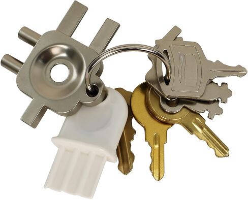 12-in-1 Dispenser Key Set - for Most Popular Paper Towel, Toilet Paper & Soap Dispensers,Universal Dispenser Keys Replacement，9pcs in Kuwait