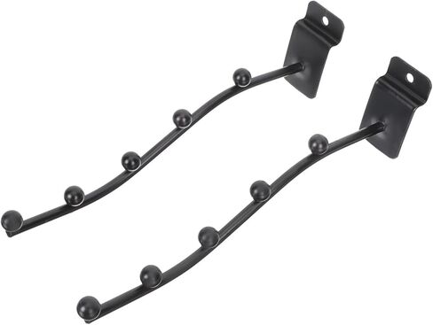 Vaguelly 2pcs Flute Hanger Rack Sturdy Groove Wall Mount Holder Space-Saving Design for Woodwind Instruments for Display and Storage of Flutes in Kuwait