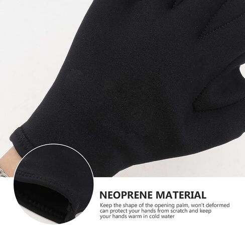 SEWACC Sports Aqua Gloves Webbed Paddle Flow Swimming Resistance Gloves for Water Aerobics Aquatic Fitness and Swim Training (Black) in Kuwait