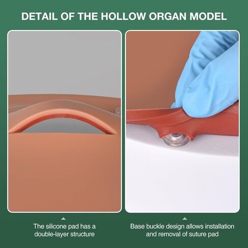 Ultrassist Suture Practice Kit for Medical Students,Suture Practice Pad with Realistic Suture Tools for Medical Training, Nursing Doctor (Replaceable Silicone Pad) in Kuwait