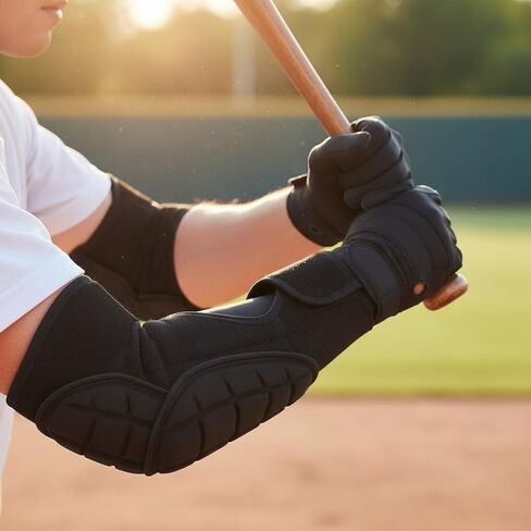 EVA Foam Arm Protector Impact Protection Baseball Batting Arm Guard Versatile Sport Apply Physical Activities Guard Gear for Athletes, Weightlifting in Kuwait