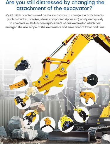 High Torque Hydraulic Rock Saw Excavator Attachment, Multi-Disk Hydraulic Rock Saw for Marble Stone Cutting, Limestone Quarrying and Hardstone Trenching in Kuwait