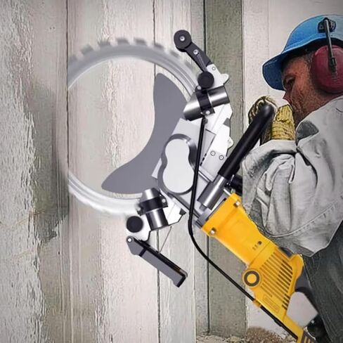 5000W-Concrete-Ring-Saw,3000Rpm-Handheld-Ring-Saw-Wall-Cutting-Machine,29Cm-Brushless-Toroidal-Electric-Concrete-Saw-Reinforced-Iron-Concrete-Cutting in Kuwait