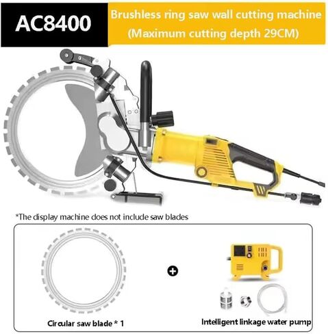 5000W-Concrete-Ring-Saw,3000Rpm-Handheld-Ring-Saw-Wall-Cutting-Machine,29Cm-Brushless-Toroidal-Electric-Concrete-Saw-Reinforced-Iron-Concrete-Cutting in Kuwait