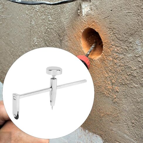 Drywall Circle Cutting with Adjustable Steel Shaft Tool in Kuwait
