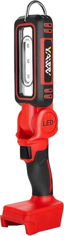 مصباح عمل LED لاسلكي لبطارية ميلووكي، مستويين قابلان للتعديل حتى 1000 لومن مع حماية من الجهد المنخفض، إضاءة بزاوية واسعة تدور 140 درجة لورشة العمل والتخييم وفي الهواء الطلق in Kuwait