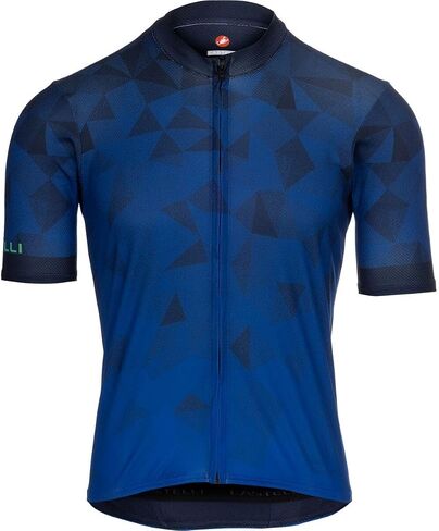 قميص CASTELLI، Flusso 2 Limited Edition Jersey - للرجال، أزرق بلجيكي/Azzuro Italia/Kelly Green، L in Kuwait