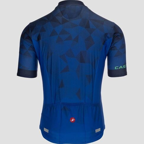 قميص CASTELLI، Flusso 2 Limited Edition Jersey - للرجال، أزرق بلجيكي/Azzuro Italia/Kelly Green، L in Kuwait